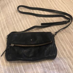 Black leather Kate Spade Crossbody